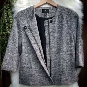 💙 3/$10 Worthington Marled Tweed Blazer Jacket